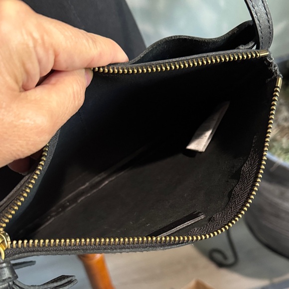 Madewell Leather Black Crossbody Bag - Picture 5 of 6